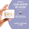 Natshop Crema Facial Seda Abeja Natural Aceite Oliva Romero Hidratante