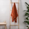 Brentfords Bath Towels Burnt Orange, Ultra Soft Feel 100% Cotton