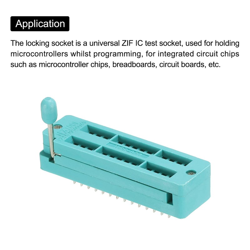 PATIKIL Universal IC Test ZIF Socket 28 Pin 2.54 mm