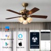 QIACHIP Wifi Ceiling Fan Lamp Remote Control Kit, Timing Quiet
