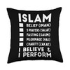 5 Five Bases or Pillars of Islam Islamic Design for