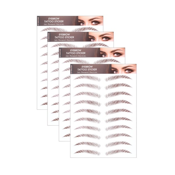 YOYO Eyebrow Seals Natural Waterproof Time-saving Long Lasting 120pcs Women