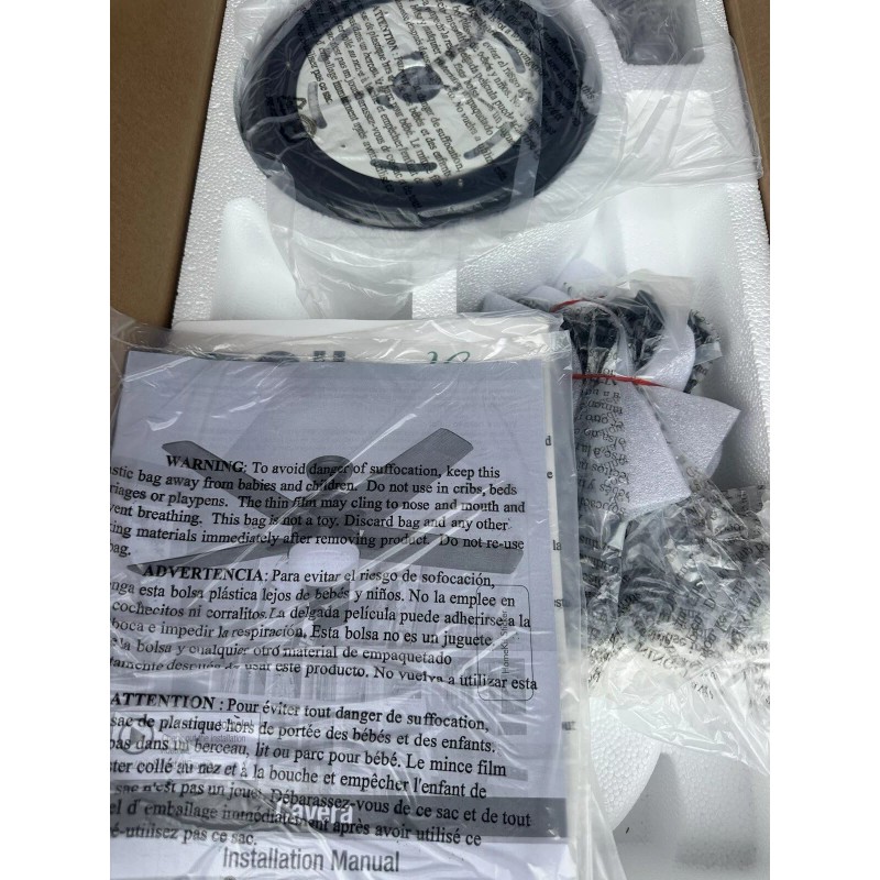 Hunter 52 in Cavera Matte Black Ceiling Fan Light Kit