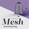 Handy Laundry Mesh Laundry Bag - Secure Drawstring Closure, Machine