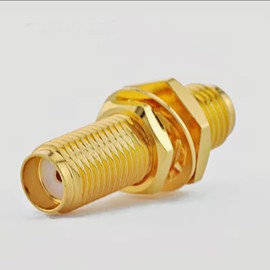 SMA Female to Female RF Coaxial DAB Aerial Adapter Kits for Sirius XM Satellite Radio Antenna Radio Aerial Car DAB Radio (SMA Female to Female)