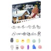 Christmas Countdown Calendar Puzzles Toy 24 Days Christmas Advent Gift