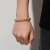 12mm Gold Filled Diamond Cut Pattern Belcher Bracelet