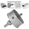 BstXqty Carbide Hole Saw C45 Steel Holes Cutter Kit,TCT Thick