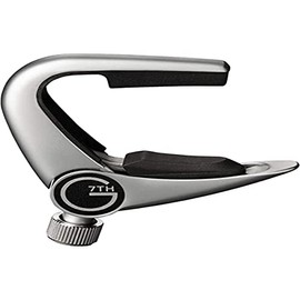 G7th Newport Partial #3 Capo - 3 String Pressure Touch Guitar Capo - Silver