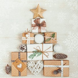 20 Napkins Tree from Gifts | Cones | Star | Winter | Christmas | Table Decoration | Decoupage | Decoupage | Decoupage | Decoupage | 33 x 33