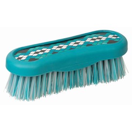 Weaver Livestock SM Groom Brush, Teal Diamond