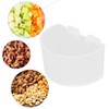 20Pcs Bird Food Bowl Plastic Parrot Water Feeding Cup Birdcage