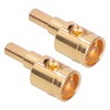 2pcs 0GA Wire Reducer Terminal Connector Pure Copper Gold Plated