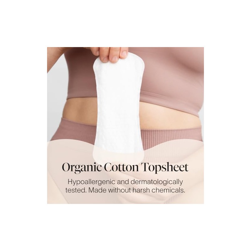 Cora Period Liners | 100% Organic Cotton Topsheet | Ultra