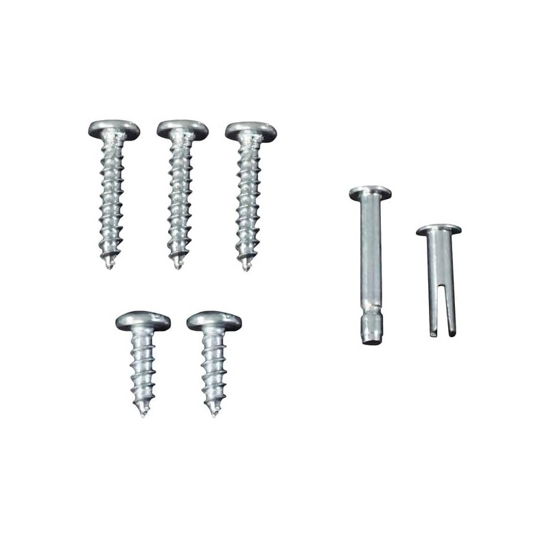 WRS 9" White Pneumatic Screen Door Closer - Light Duty