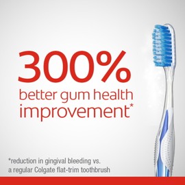 Colgate Gum Health Adult Manual Charcoal Toothbrush, Ultra Soft, 2 Pack