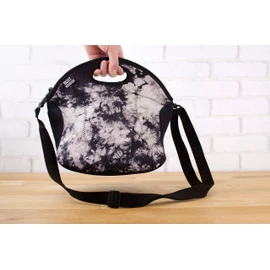 Built NY 5158481 Spicy Relish Neoprene Lunch Bag with Adjustable Crossbody Strap 1 EA Garden Rose Black & White