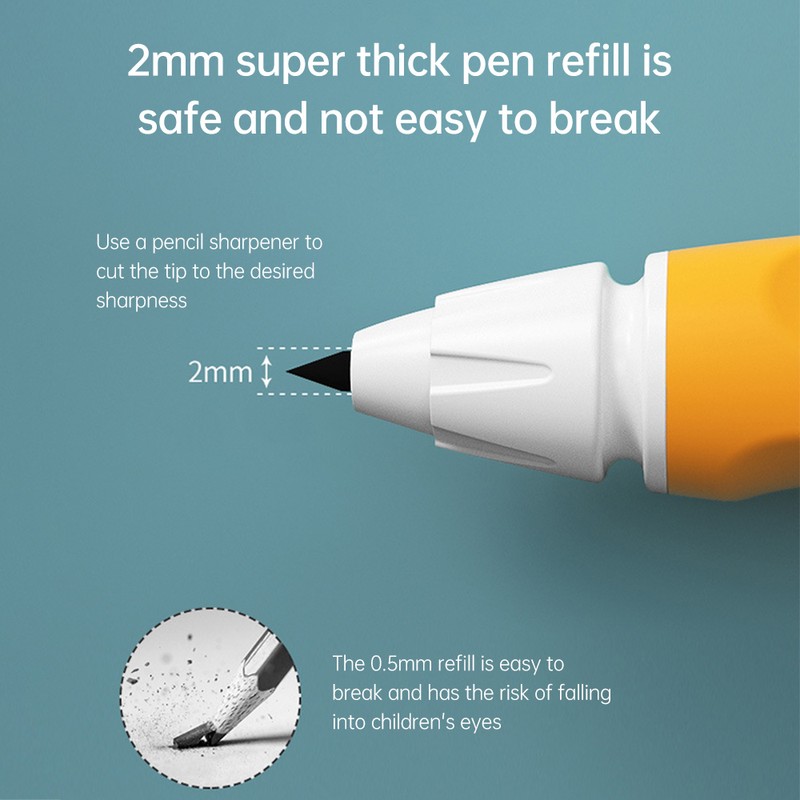 NBX Handwriting Pencil 2mm Lead Automatic Pencil Correction Grip Uninterrupted