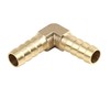 X AUTOHAUX 10mm Brass Barb Elbow 90 Degree Male Fitting
