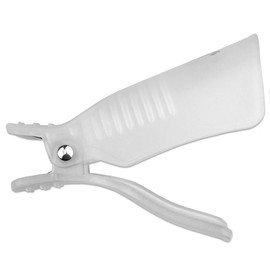 Pana® Reusable Keeper Acrylic Nail Art Soak Off UV Gel Polish Remover Cap Clips Manicure Tool (2 Packs, White)