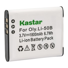 Kastar 4 Pack Battery for Olympus LI-50B LI-50C & Olympus XZ-1 SZ-30MR SZ-10 SZ-11 SZ-20 SP800UZ Stylus Tough-6020 Tough-8010 Tough-6000 Tough-8000 Tough TG-810 1030 SW TG-610 SZ10 Tough 8000 TG810