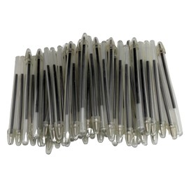 Comfort Axis Flexible Non-Lethal Safety Pens 4" Bendable Pens for Hospitals, Mental Health Institutions and Prisons, Black (100 Pack)