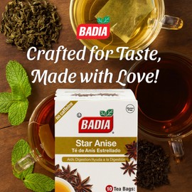Badia - Star Anise Tea Caffeine Free - 10 Tea Bags