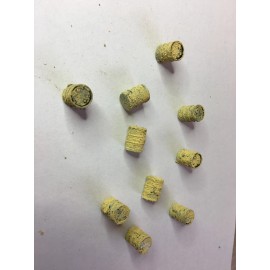 Train Car Loads: 10 Hand  Painted Sand Weathered Oil Barrel Lot HO Scale Trains