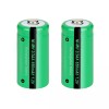 PKCELL 2x 2/3AA Solar Garden lights Batteries NI-MH Rechargeable Battery