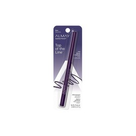 Almay Eyeliner Pencil, Hypoallergenic, Cruelty Free, Oil Free, Fragrance Free, Ophthalmologist Tested, Long Wearing and Water Resistant, with Built in Sharpener, Black Amethyst, 0.01 oz