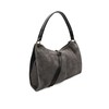 Kitise Women's Small Genuine Italian Suede Leather Tote Handbag Shoulder