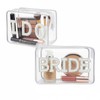 OHiZVZV 2-Piece Bride Makeup Case Set, Cosmetic Pouch & Toiletry