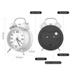 Yumyolk Classic Analogue Alarm Clock with Snooze Function, Vintage Quiet