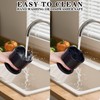 JMBTLUS Cherry Pitter, 7-Hole Long Plunger Push Button Cherry Core
