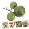 Holibanna 1 Bunch Artificial Coconut Jungle Decorations Fake Coconuts Decoration