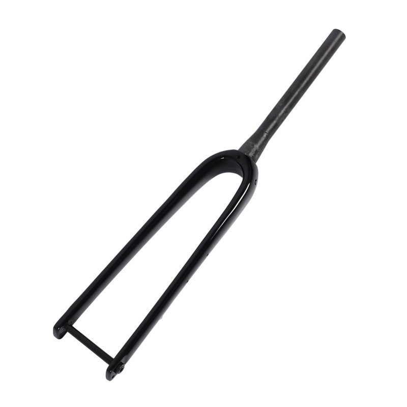 Road Bike Fork Carbon Fiber Hard Tapered Tube Lightweight Road