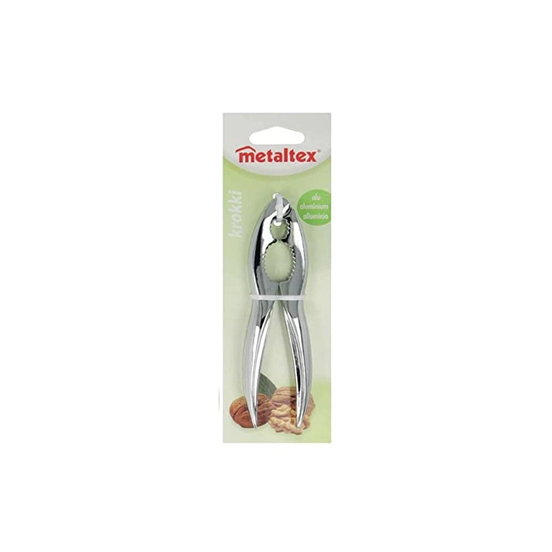 Metaltex Nutcracker Krokki of Aluminium, Silver, 1.9 x 6.8 x