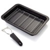 Judge JS32 Ovenware Enamel Grill Tray with Rack & Handle,
