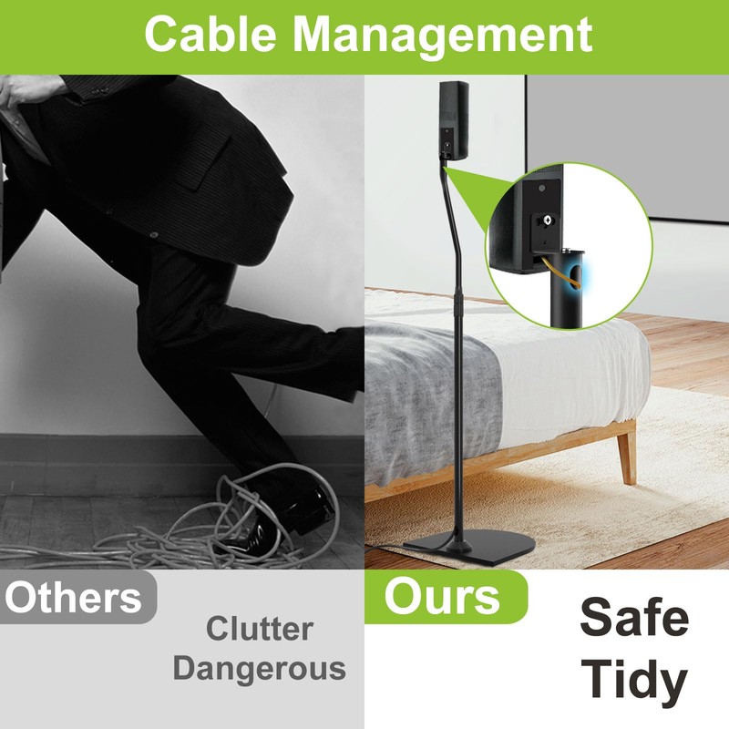 Pack of 2 Adjustable Speaker Stand for Bose Floor Stand