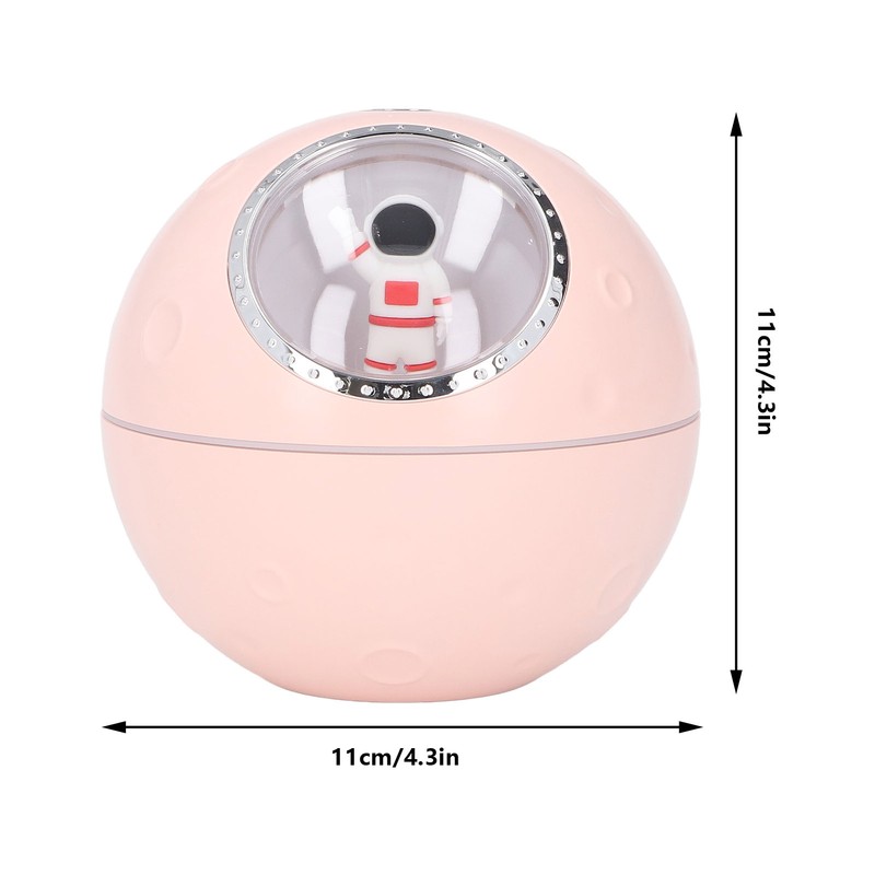 Space Capsule Humidifier 2 Gears Adjustable 300ml Quiet Cute Astronaut