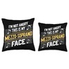 Mezzo Soprano Singer Vocal Vocalist Voice Singing Choir Throw Pillow