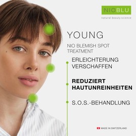 Nioblu Nio Active Blemish Cream - S.O.S. Treatment - Reduces Blemishes, Redness and Pimples - Soothing - Natural Ingredients - Modern Technology - 15ml