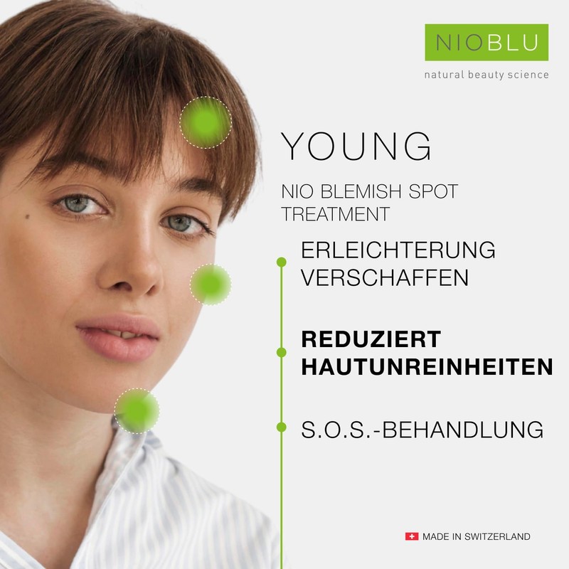 Nioblu Nio Active Blemish Cream - S.O.S. Treatment - Reduces