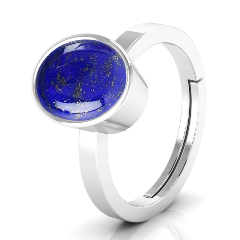 DINJEWEL 10.25 Ratti / 9.00 Carat Lapis Lazuli Ring Natural