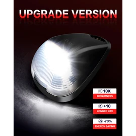 NEIFILES 5PCS LED Cab Roof Marker Lights Compatible with Ford 1999-2016 F250 F350 F450 F550 F650 F750 Super Duty White Top Clearance Running Lights