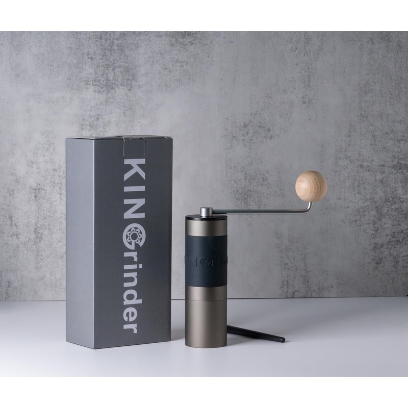 【Famous KOL Recommended】KINGrinder K0 Iron Grey Manual Hand Coffee Grinder