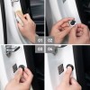 Estuchelandia Amortiguador Puerta Goma Silenciador Ruido Puerta Automotriz