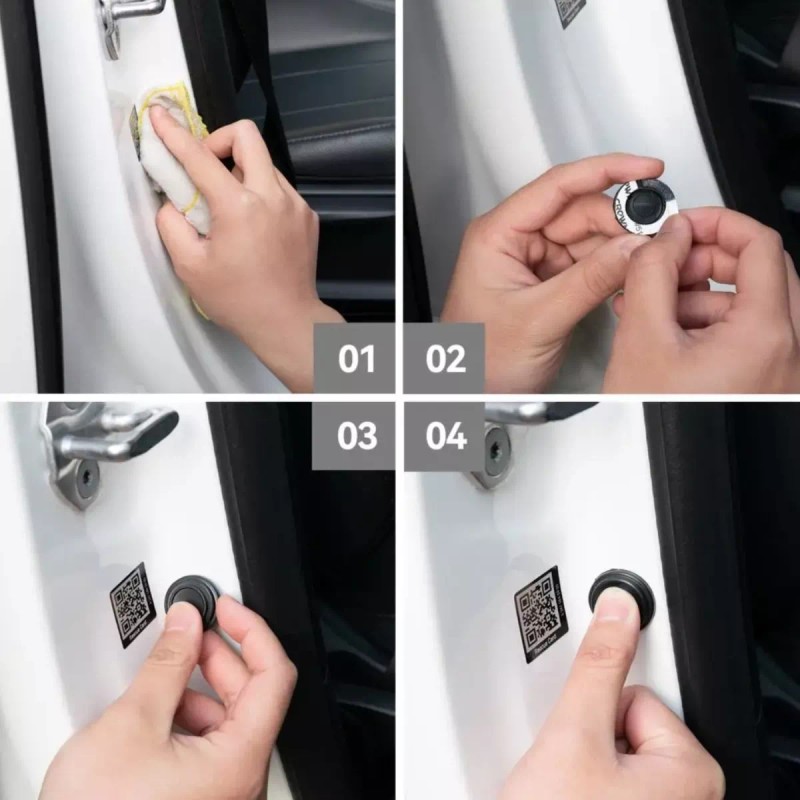 Estuchelandia Amortiguador Puerta Goma Silenciador Ruido Puerta Automotriz