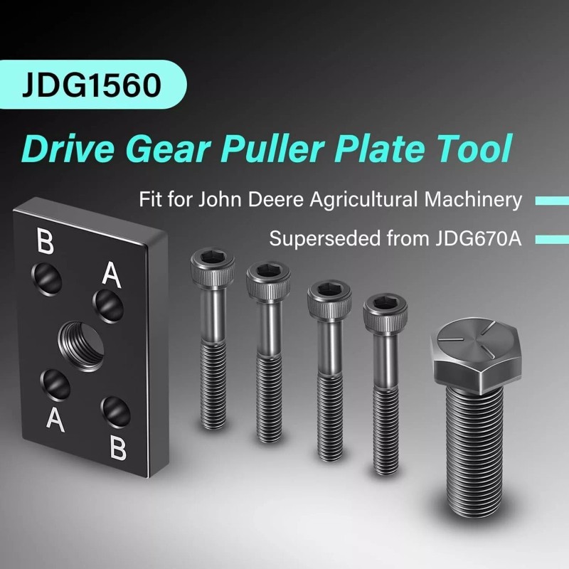 for John Deere Heavy Duty Injection Pump Gear Puller JDG1560