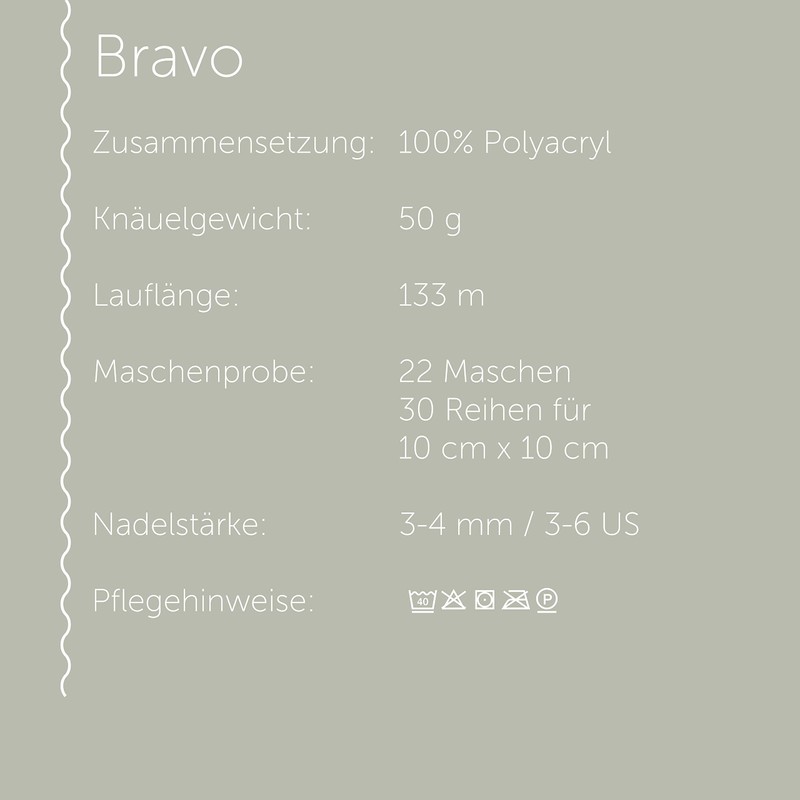 Schachenmayr Bravo 50 g Peach Hand-Knitting Yarn